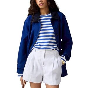 J. Crew Women's Lucia White Linen Travelers Shorts NWT 2